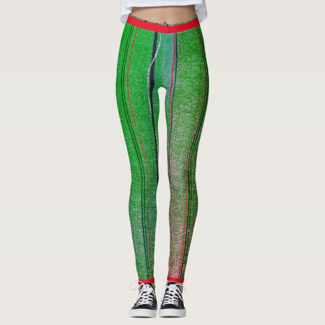 KORIN JAPANESE WOODBLOCK PATTERN PRINTED LEGGINGS (Front)