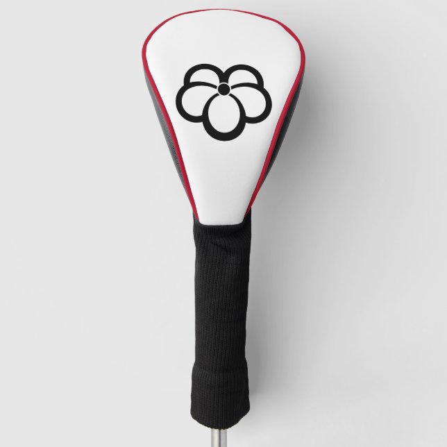 Korin-style shadowed ivy golf head cover (Front)