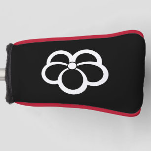 Korin-style shadowed ivy golf head cover