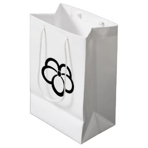 Korin-style shadowed ivy medium gift bag