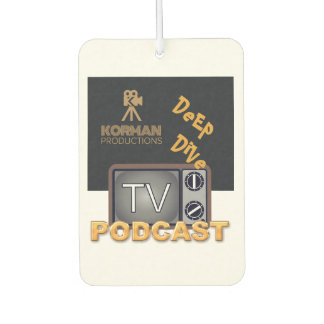 Korman Productions Deep Dive TV Podcast Car Air Freshener