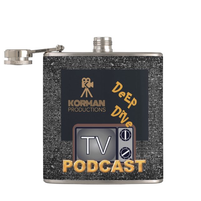 Korman Productions Deep Dive TV Podcast  Hip Flask (Opened)