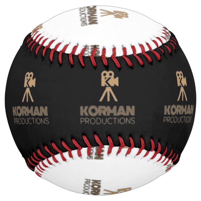 Korman Productions YouTube Channel Logo Tiled Softball (Front)