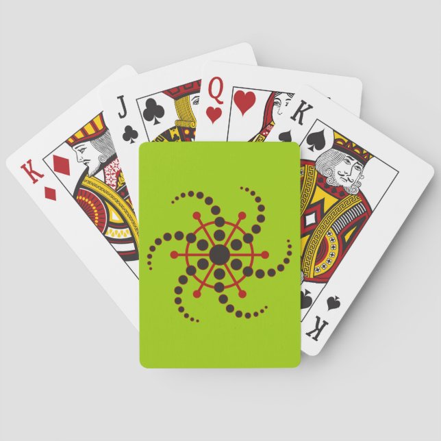Kornkreis Piktogramm / crop circle pictogram VII Playing Cards (Back)