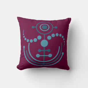 Kornkreis Piktogramm / crop circle pictogram VIII Cushion