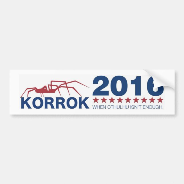 Korrok 2016 Bumper Sticker (Front)