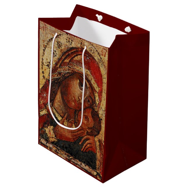 Korsunskaja: icon of the Mother of God of Cherson Medium Gift Bag (Front Angled)