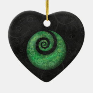 koru ceramic tree decoration