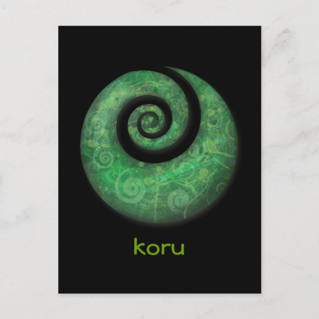 koru postcard (Front)