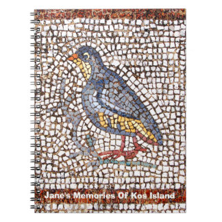 Kos Bird Mosaic Notebook