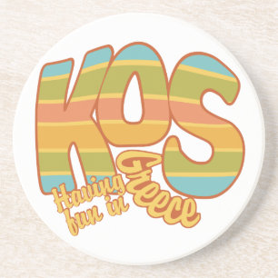 KOS Greece coaster