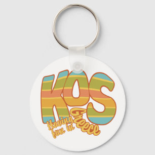 KOS Greece custom key chain