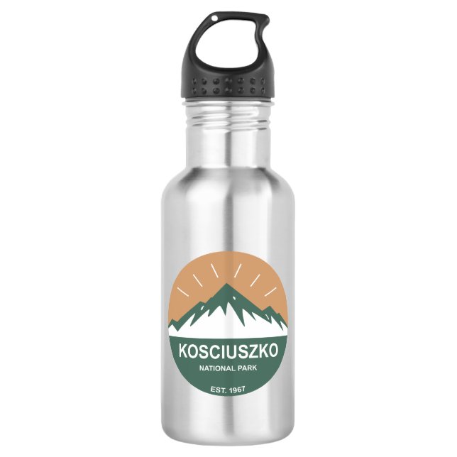 Kosciuszko National Park 532 Ml Water Bottle (Front)