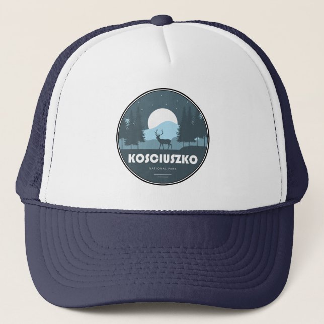 Kosciuszko National Park Deer Trucker Hat (Front)