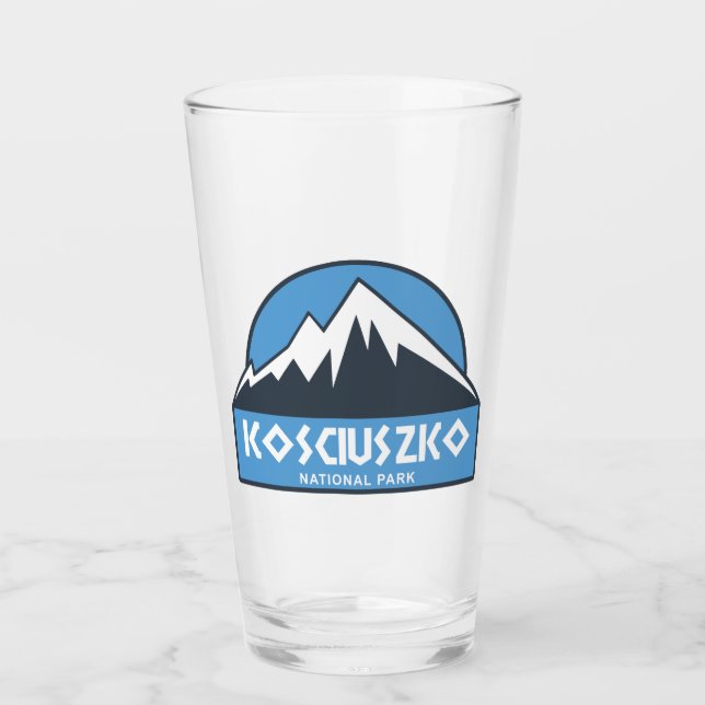 Kosciuszko National Park Glass (Front)