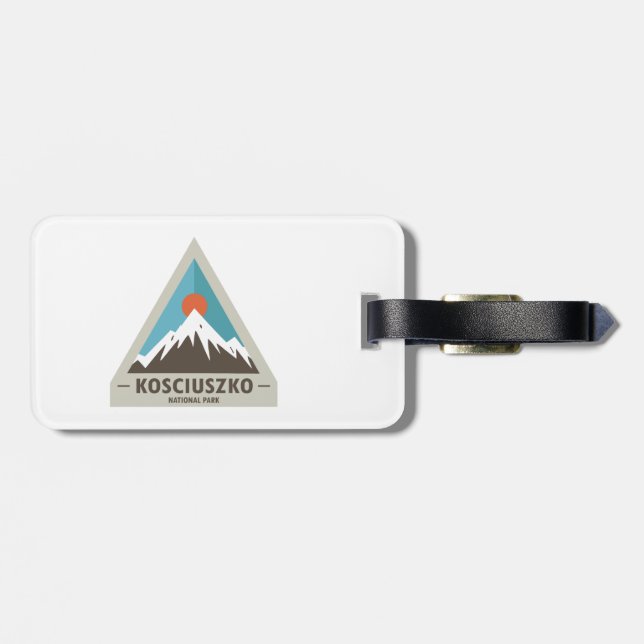 Kosciuszko National Park Luggage Tag (Back Horizontal)