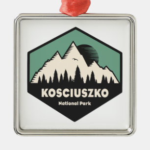 Kosciuszko National Park Metal Tree Decoration