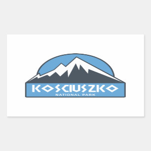 Kosciuszko National Park Rectangular Sticker