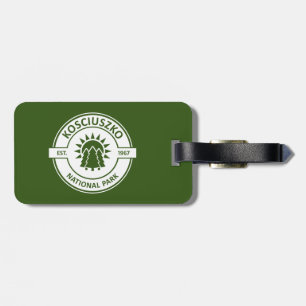 Kosciuszko National Park Sun Trees Luggage Tag