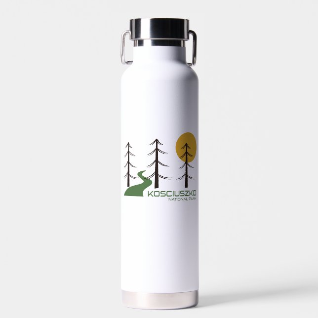 Kosciuszko National Park Trail Water Bottle (Front)