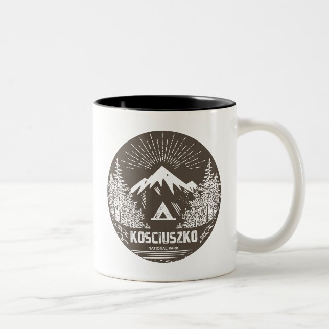 Kosciuszko National Park Two-Tone Coffee Mug (Right)