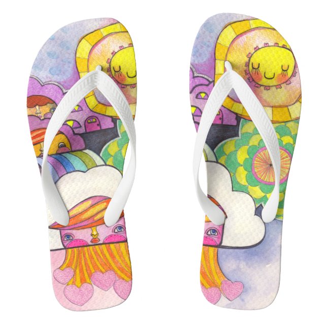 Kosharek art flip flops (Footbed)