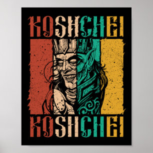 Koshchei Deathless Ancestry Paganism Ukraine Mytho Poster