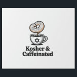 Kosher and Caffeinated Jewish Coffee Hanukkah   Wrapping Paper<br><div class="desc">Kosher Caffeinated,  Jewish Coffee Lover,  Hanukkah Caffeine,  Hebrew Culture Humour,  Kosher Coffee Meme,  Festive Jewish Drink,  Hanukkah 2025,  Coffee Obsession,  Jewish Holiday Energy,  Caffeinated Tradition</div>
