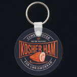 Kosher Ham for Chrismukkah Hanukkah Key Ring<br><div class="desc">Celebrate Hanukkah with pride and humour while gathering with the whole family. This festival graphic design makes a perfect gift for the holidays.</div>