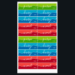 Kosher Kitchen Script w Hebrew Red Green Blue Labe<br><div class="desc">Our Kosher Kitchen 2-Tone stickers with Large script 'Parve/Dairy/Meat' are waterproof & can stand up to repeated washing. Go ahead and stick them on items that go in the dishwasher, microwave, or freezer. Includes the Hebrew. These stickers are a beautiful, classy way to keep things Kosher. Perfect for your Kitchen,...</div>