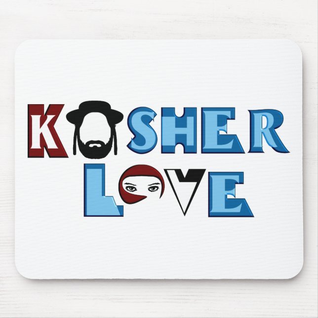 Kosher Love Mouse Mat (Front)
