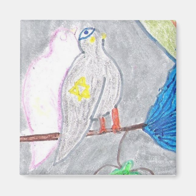 Kosher Pigeons Magnet (Front)