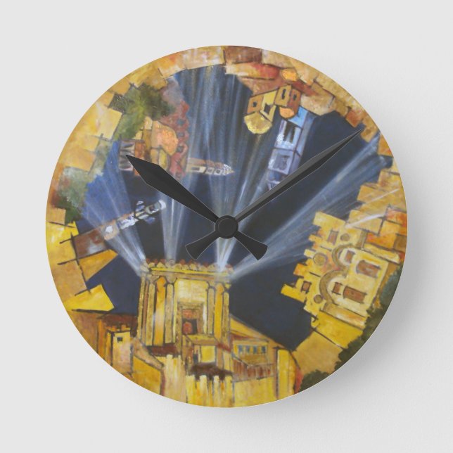 Kosher Time Round Clock (Front)