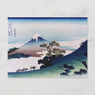 Koshu inume-toge, Hokusai Postcard