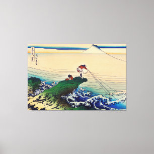 Koshu Kajikazawa by Katsushika Hokusai (1760-1849) Canvas Print