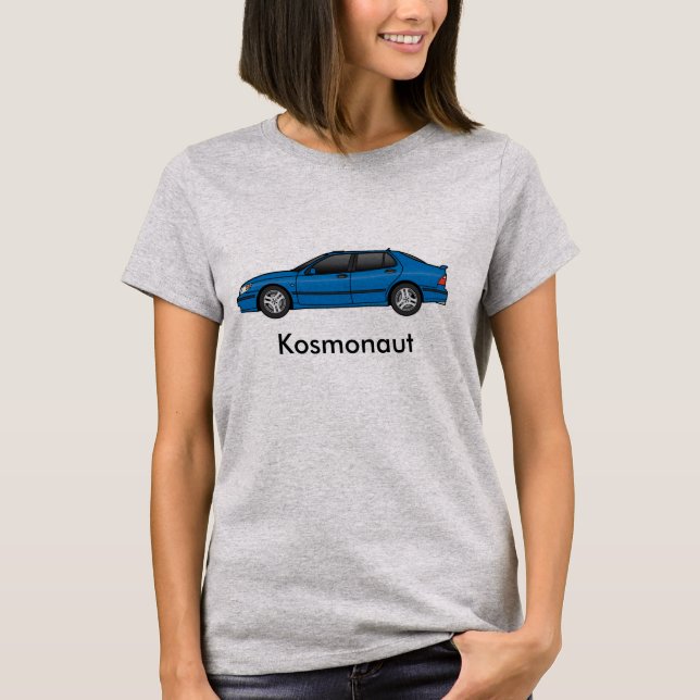 kosmonaut's 2002 cosmic blue T-Shirt (Front)