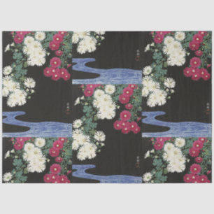 Koson Chrysanthemum Garden Japanese Flower Art Tissue Paper