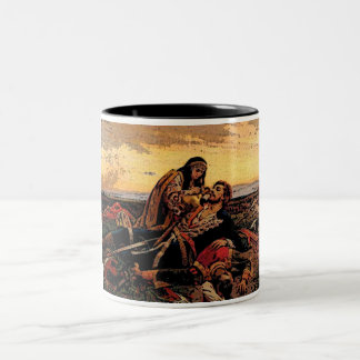 Kosovka Devojka Two-Tone Coffee Mug