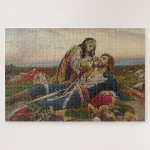 Kosovka Devojka Urosa Predica - The Kosovo Maiden Jigsaw Puzzle