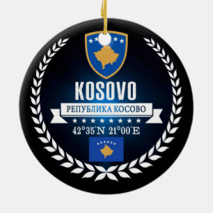 Kosovo Ceramic Tree Decoration