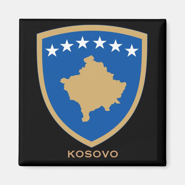 Kosovo Coat of Arms Magnet (Front)