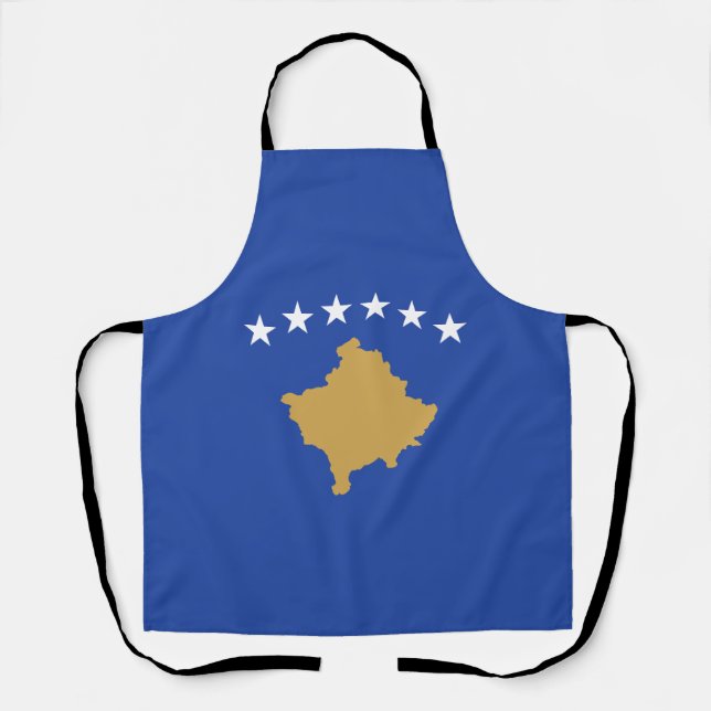 Kosovo Flag Apron (Front)