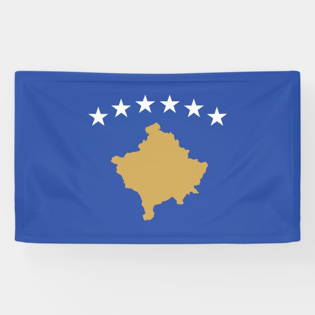 Kosovo Flag Banner (Horizontal)