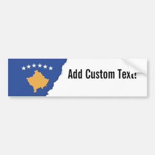 Kosovo Flag Bumper Sticker