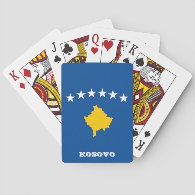 Kosovo Flag Games, Kosovo Playing Cards (Back)