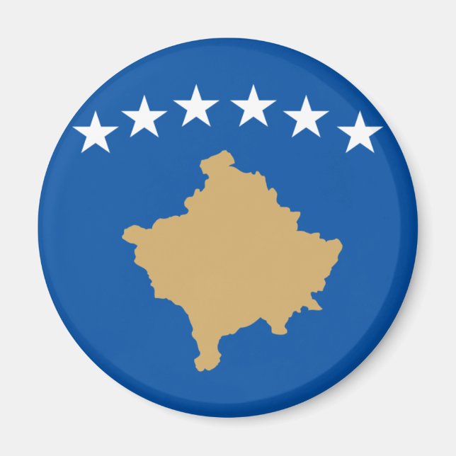 Kosovo Flag Magnet (Front)