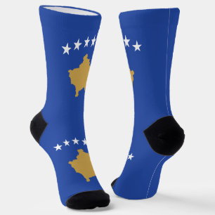 Kosovo Flag Socks
