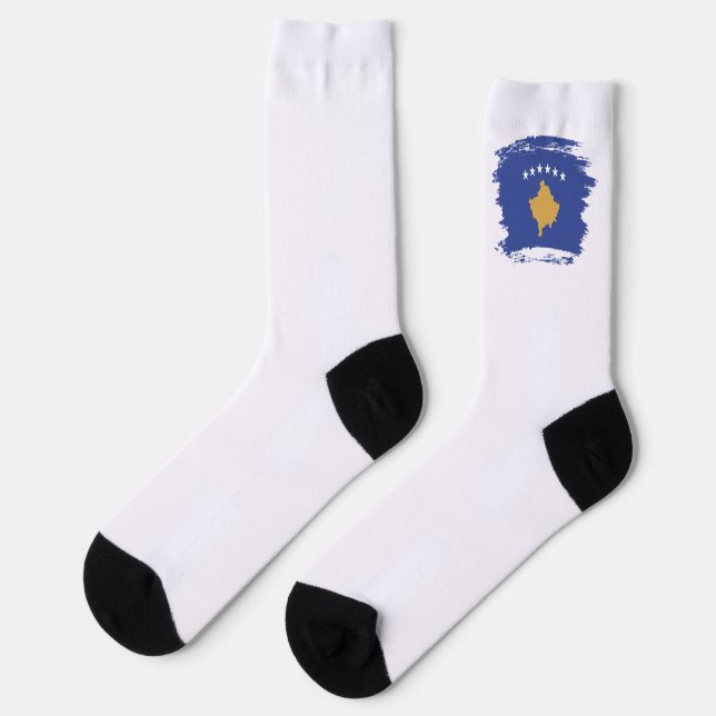 Kosovo flag socks (Left)