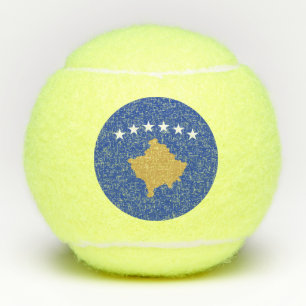 Kosovo Flag Tennis Balls