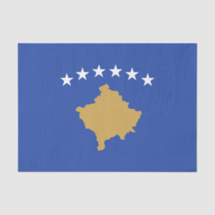 Kosovo Flag Tissue Paper
